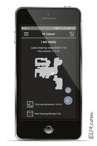 AEG RX9 Saugroboter APP AEG RX9 Saugroboter APP iPhone-Android Einstellungen