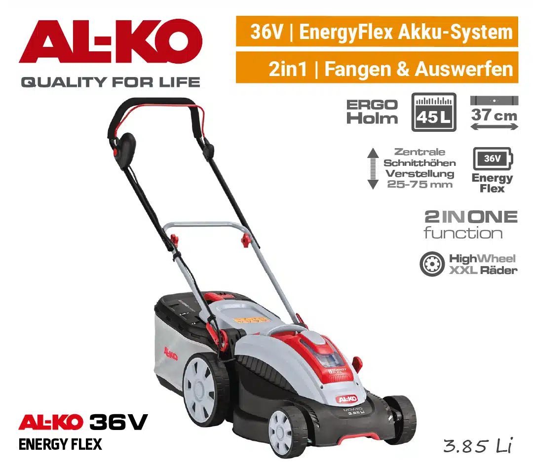 ALKO Moweo 3.85 Li 36V EnergyFlex Akku-Rasenmäher AL-KO EU9