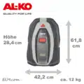 ALKO Robolinho 500 1000 Vision Mähroboter Größe Dimensionen Gewicht EU9