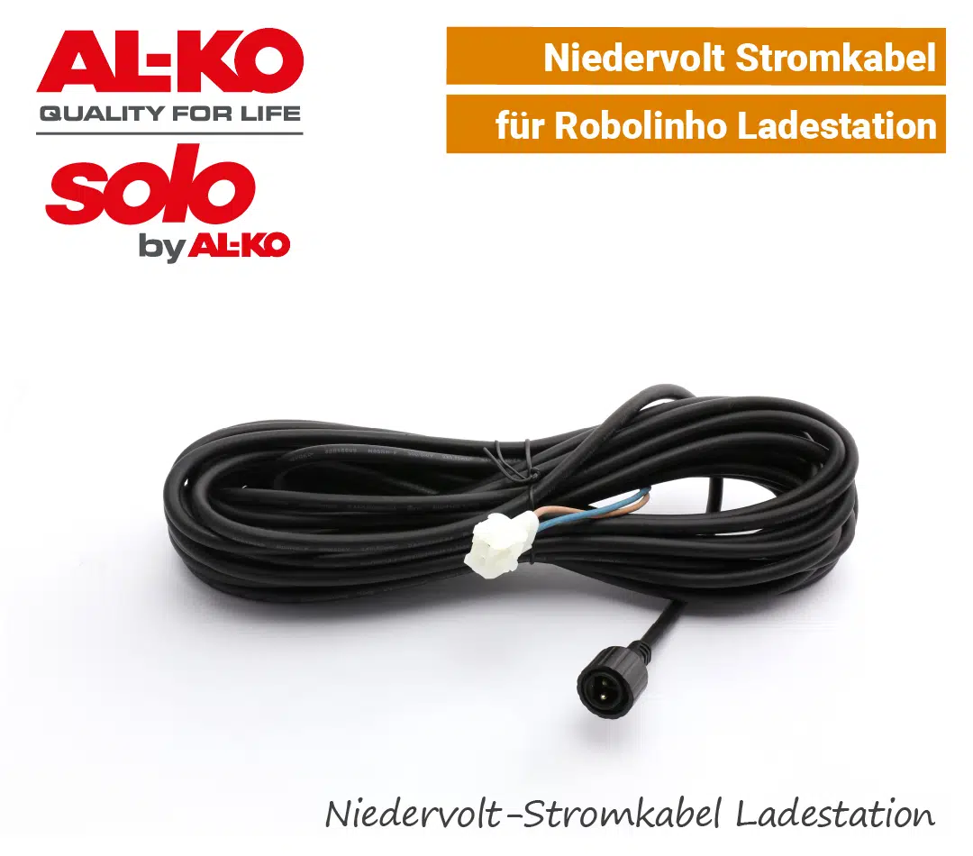 ALKO SOLO Stromkabel für die Ladestation ALKO SOLO Niedervolt-Stromkabel Robolinho Ladestation EU9