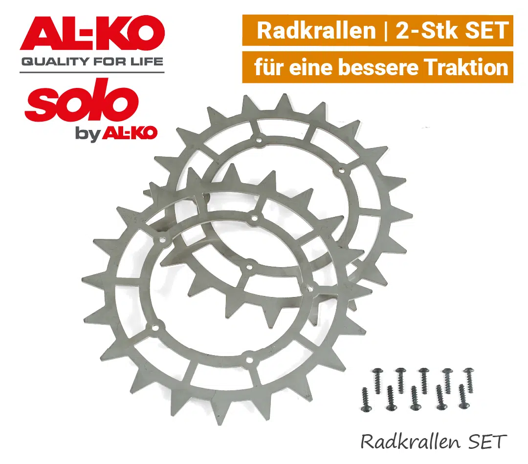 ALKO-SOLO Radkrallen für Antriebsräder ALKO-SOLO Radkrallen Zacken Krallen Robolinho EU9