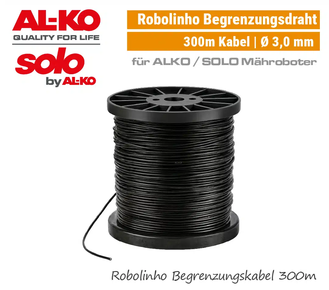ALKO SOLO Robolinho Begrenzungsdraht 300m ALKO SOLO Robolinho Begrenzungsdraht 300 m Begrenzungskabel 300m Mähroboter EU9