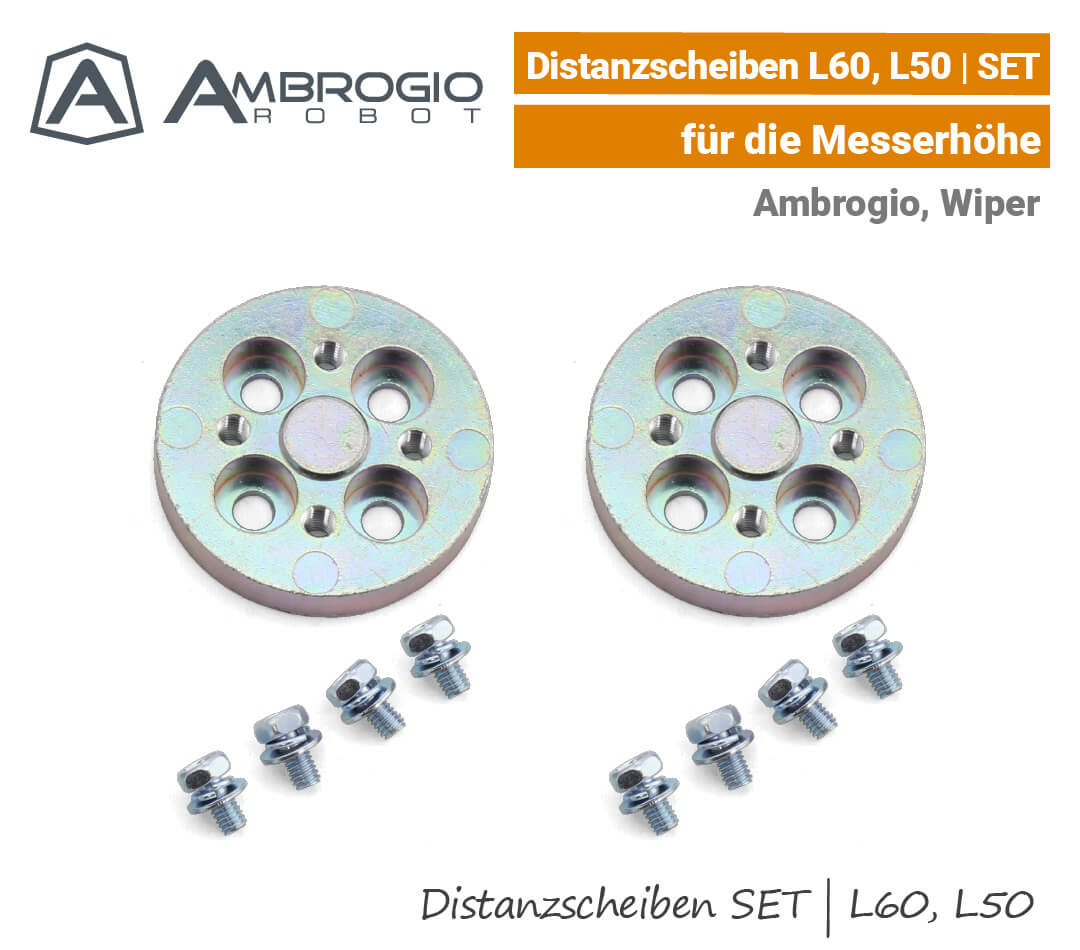 Ambrogio Distanzscheibe Messerhöhe L60 L50 Ambrogio Distanzscheibe L60 L50 Wiper Blitz Messerhöhe EU9