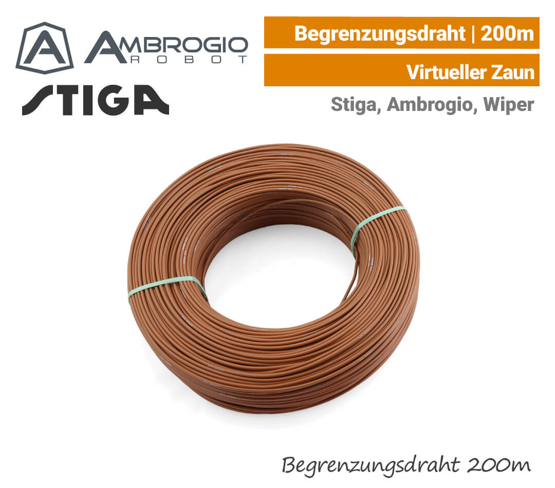 Ambrogio Stiga Wiper Begrenzungsdraht 200m Ambrogio Stiga Wiper Begrenzungsdraht 200 m EU9