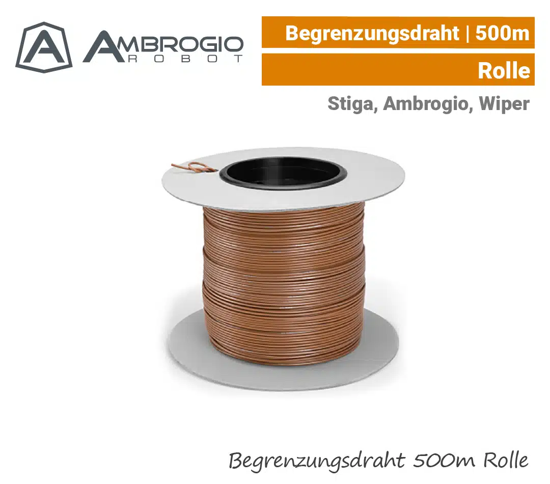 Ambrogio Stiga Wiper Begrenzungsdraht 500m Ambrogio Stiga Wiper Begrenzungsdraht 500 m Rolle EU9