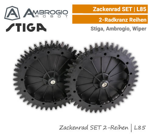 Ambrogio Stiga Wiper Zacken-Rad L85 Ambrogio Stiga Wiper Zacken-Rad L85, L75, Agro 2-Radkranz-Reihen EU9