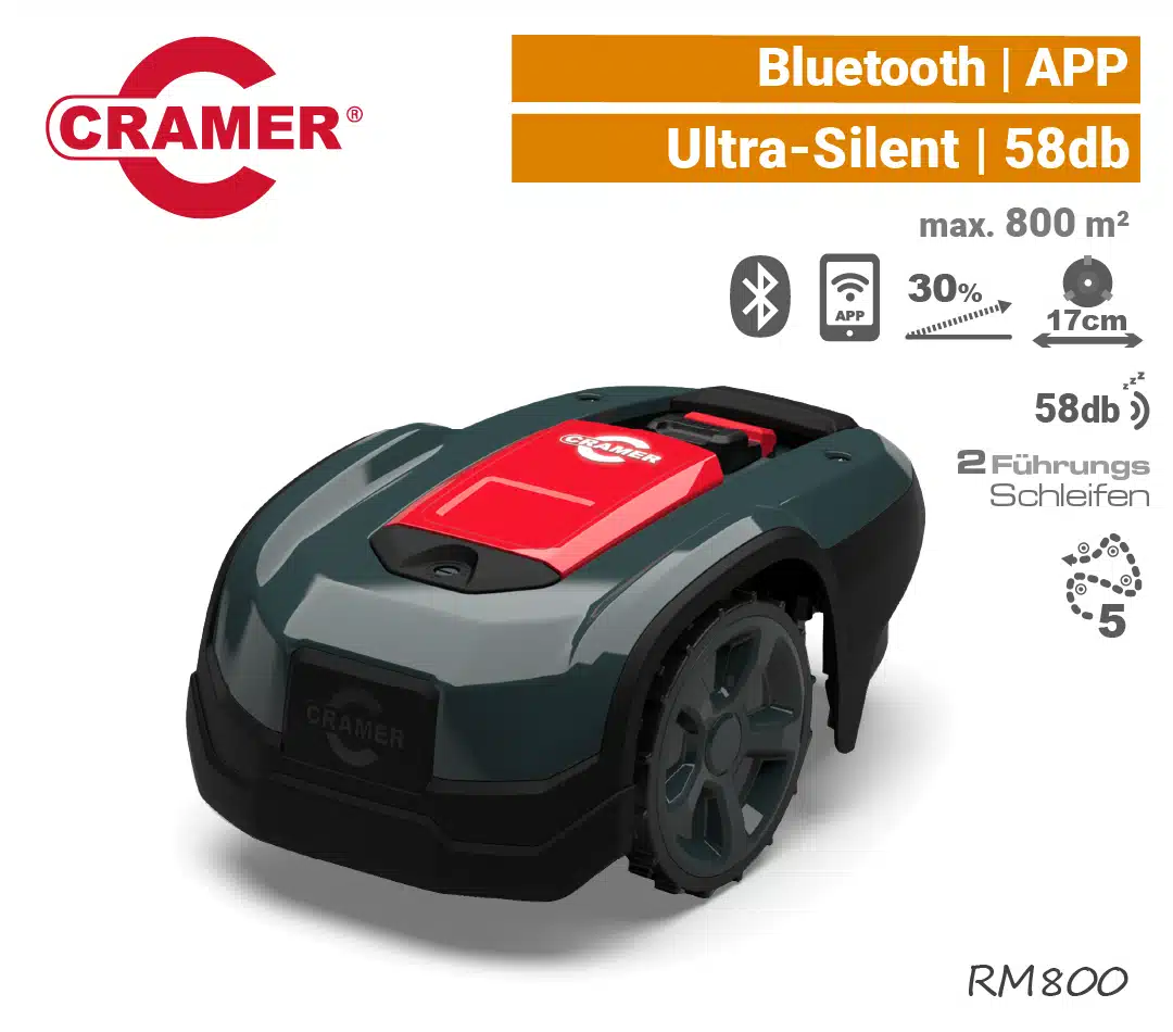 Cramer RM800 Mähroboter Cramer RM800 Mähroboter Rasenroboter RM 800 EU9