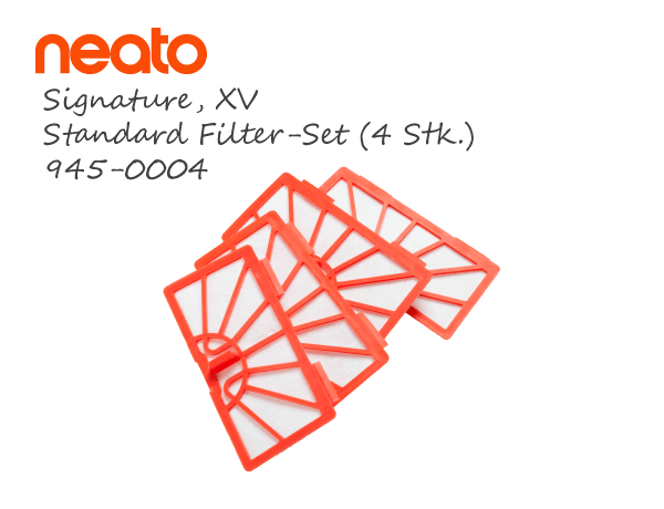 Neato XV Signature XL Standard Filter-Set 4stk 945-0004 Neato XV Signature XL Standard Filter-Set 4stk 945-0004