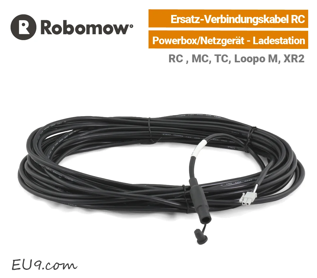 Robomow Ersatz-Verbindungskabel RC Netzgerät-Ladestation Robomow Ersatz-Verbindungskabel RC Netzgerät-Powerbox-Ladestation EU9