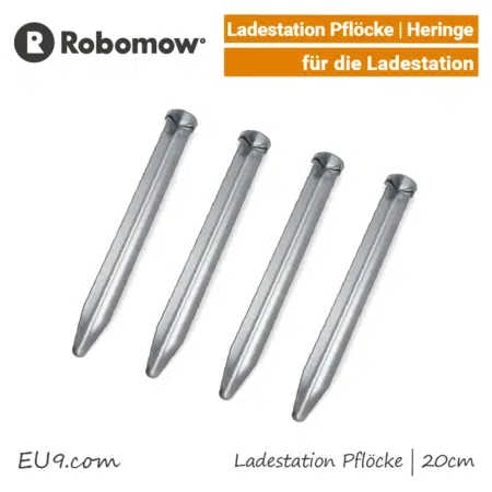 Robomow Heringe Pflöcke 20 cm Ladestation RS RC RX RT Pflock Hering 4-Stk EU9