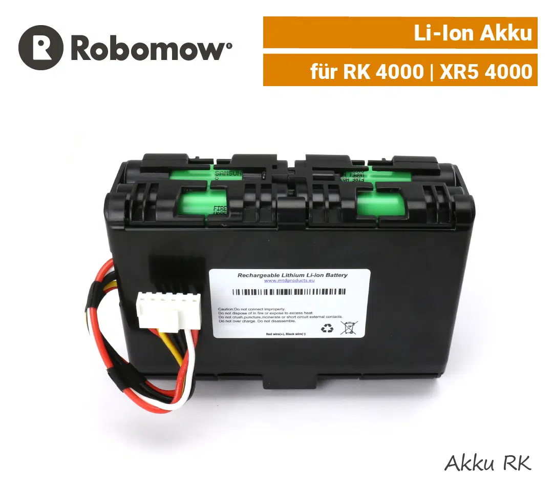 Robomow Akku RK 4000 | XR5 4000 Robomow Li-Ion Akku RK 4000 XR5 4000 9.6 Ah EU9