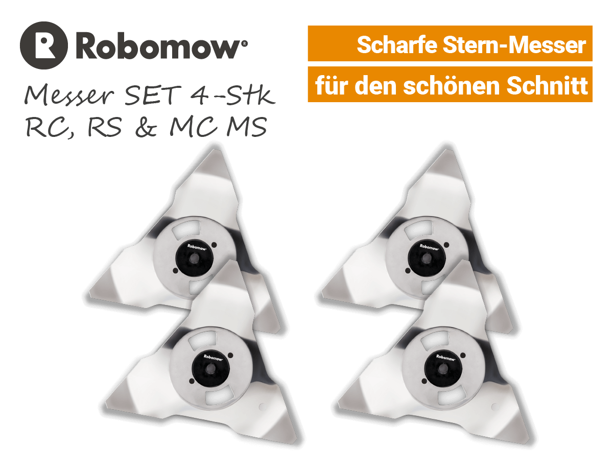 Robomow Messer RC-RS-MC-MS 4-Stk SET Robomow Messer RC RS MC MS 4-Stk SET MRK6101A EU9
