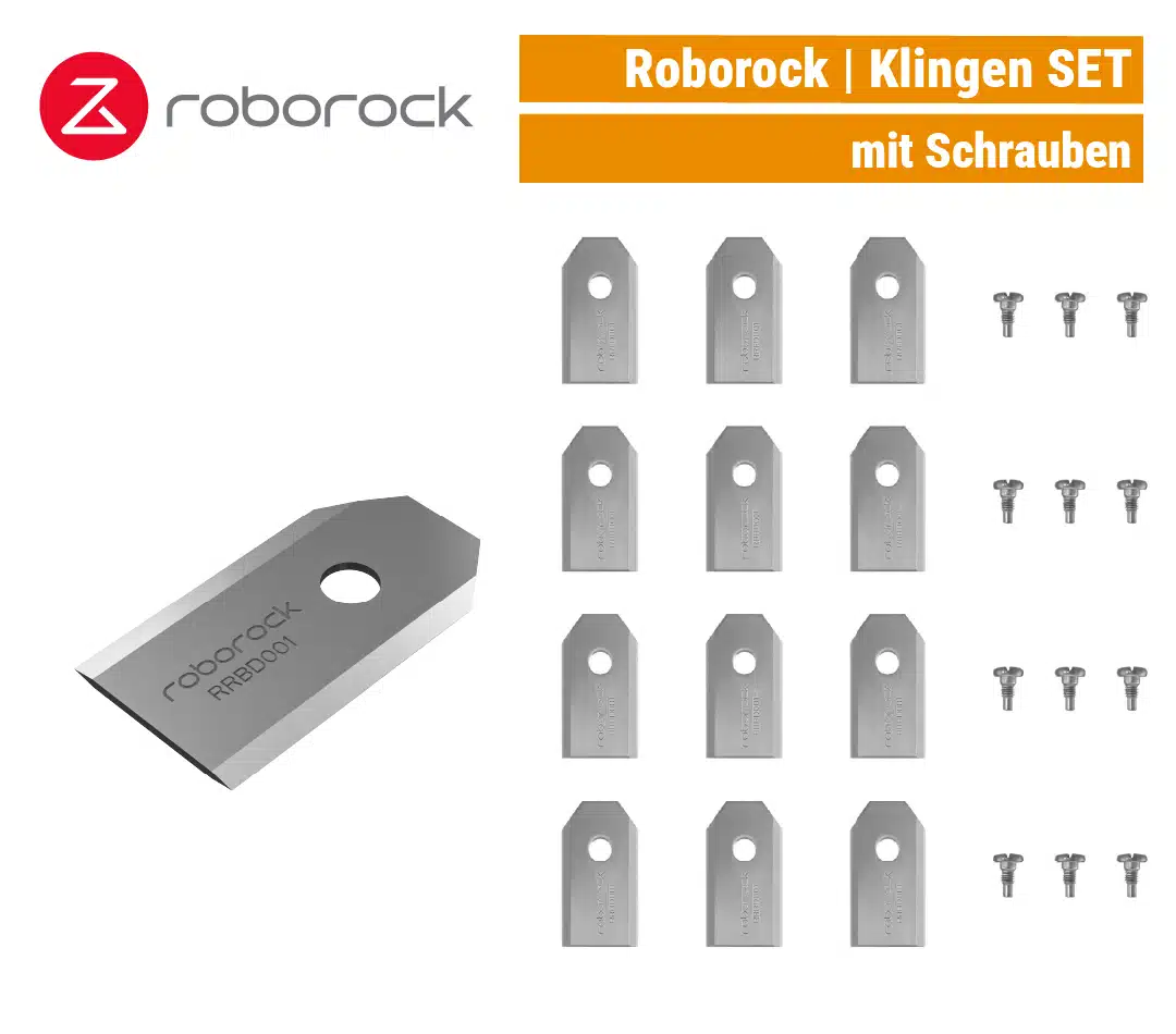 Roborock Klingen Messer SET RockMow S Z RockNeo Q Mähroboter EU9