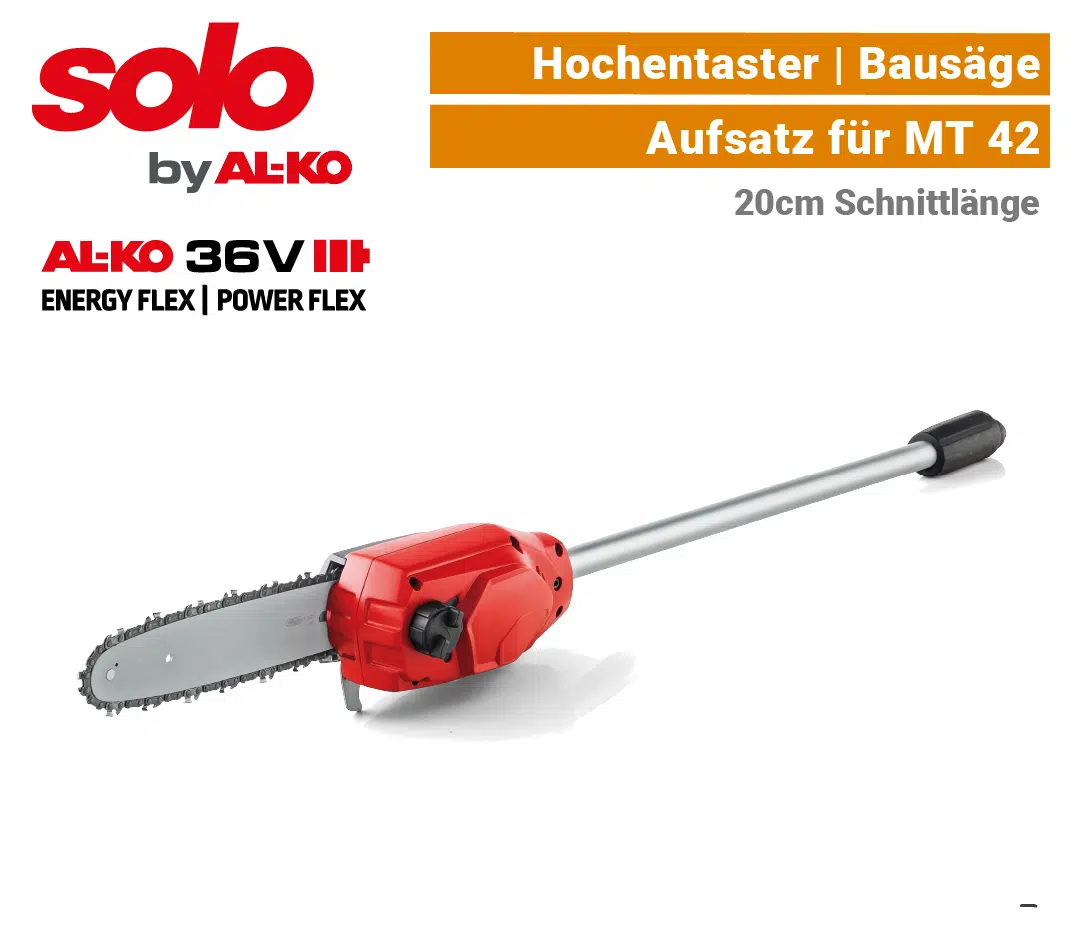 SOLO ALKO Hochentaster Aufsatz CSA 4220 SOLO ALKO Hochentaster Baumsäge Kettensäge Aufsatz CSA 4220 MT 42 EU9