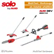 SOLO MT 42.2 Akku-MultiTool Aufsätze ALKO EU9