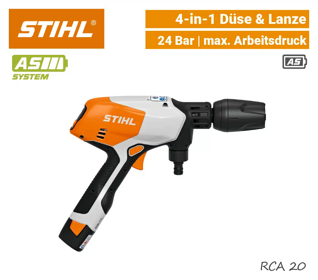 STIHL RCA 20 Akku-Hochdruckreiniger STIHL RCA 20 Akku-Hochdruckreiniger EU9