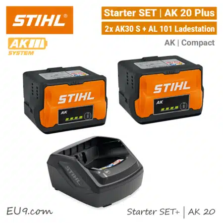 STIHL Starter SET Plus | 2x AK 20 Akku + AL101 Ladegerät