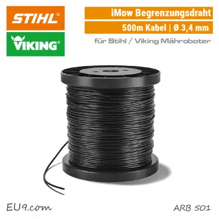 STIHL Viking iMow Begrenzungsdraht 500m ARB 501 Begrenzungskabel Mähroboter Draht EU9