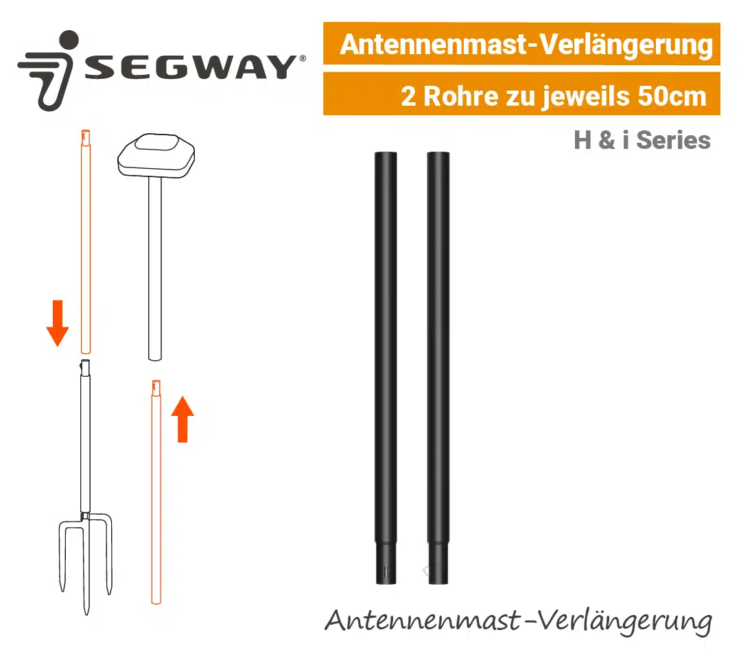 Segway Navimow Antennenmast Verlängerung Segway Navimow Antennen Mast Verlängerung Rohre EU9