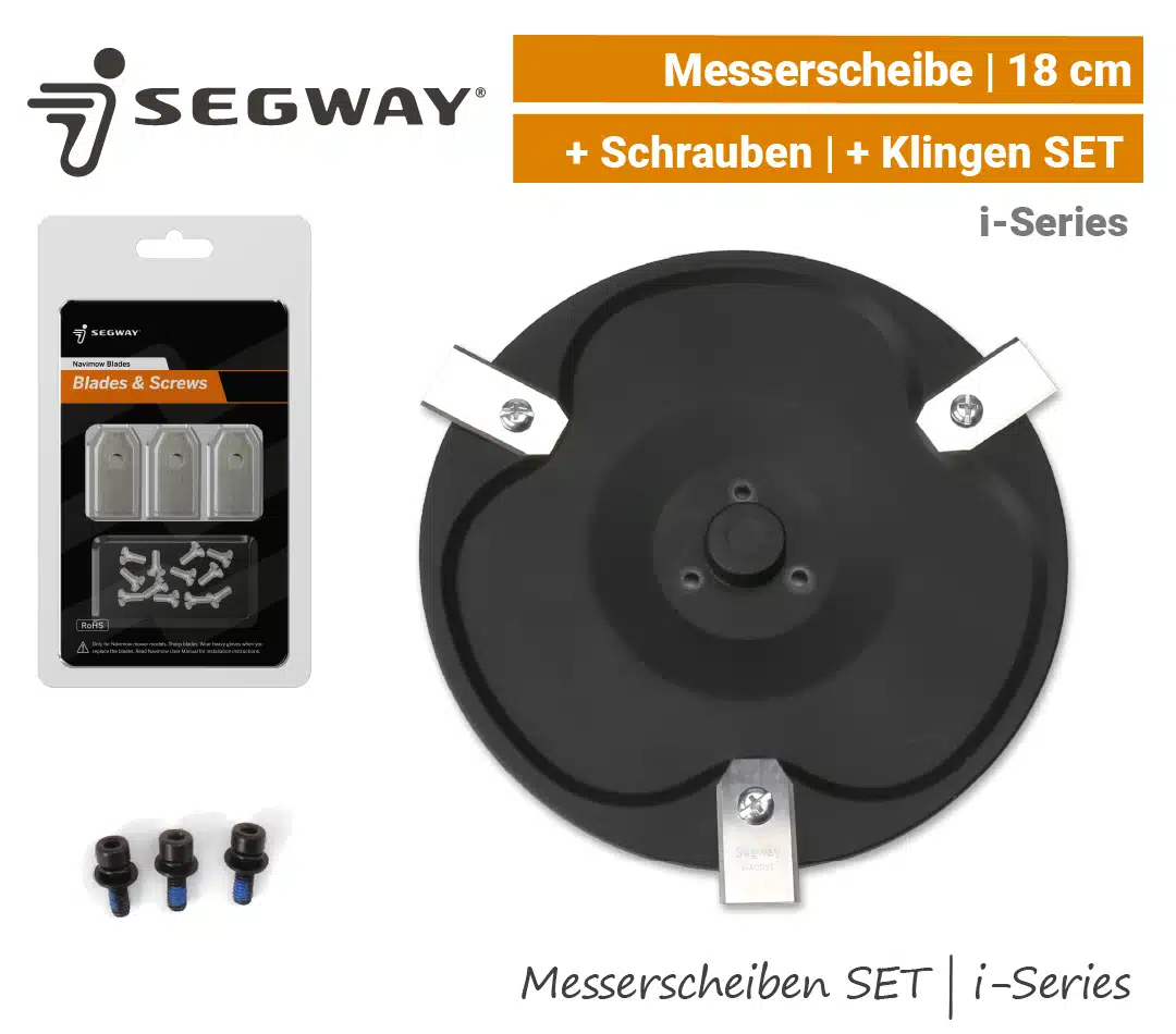 Segway Navimow Messerscheibe 18 cm | i-Serie Segway Navimow Messerscheibe Mähscheibe Messerteller 18 cm Scheibe Klingen SET i-Serie EU9