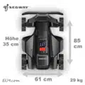 Segway Navimow X4 Größe Abmessung Size X420E X430E X450E EU9