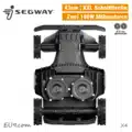 Segway Navimow X4 Mähdeck Mähwerk Messer unten X420E X430E X450E EU9