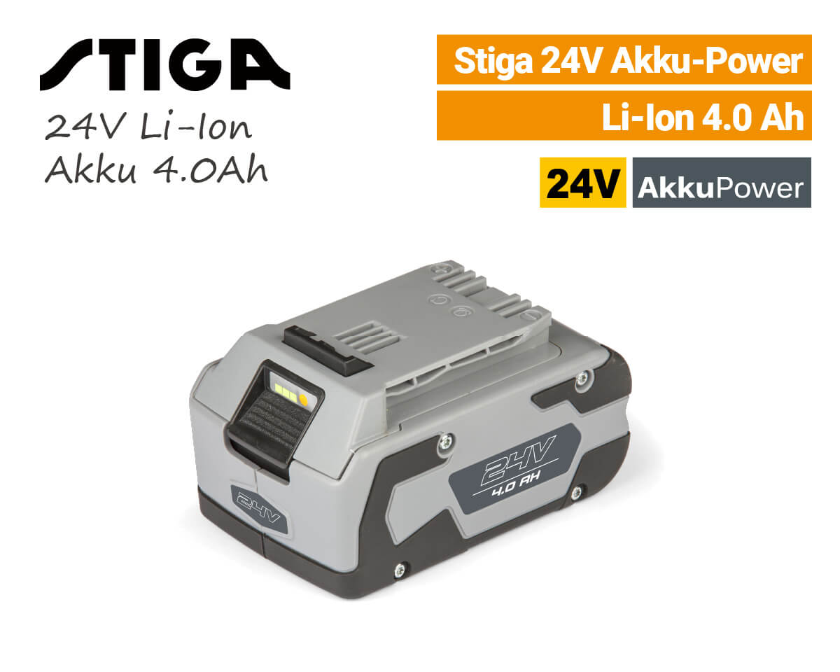 Stiga 24V Akku 4.0 Ah Stiga 24V Akku 4.0 Ah 24 Volt EU9