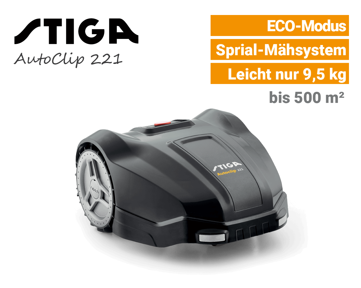 Stiga AutoClip 221 Rasenroboter EU9 960
