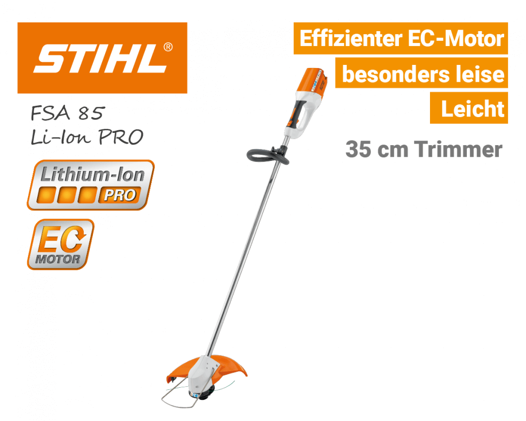 Stihl FSA 85 Akku-Trimmer Lithium-Ion PRO Stihl FSA 85 Akku-Trimmer Li-Ion PRO - EU9