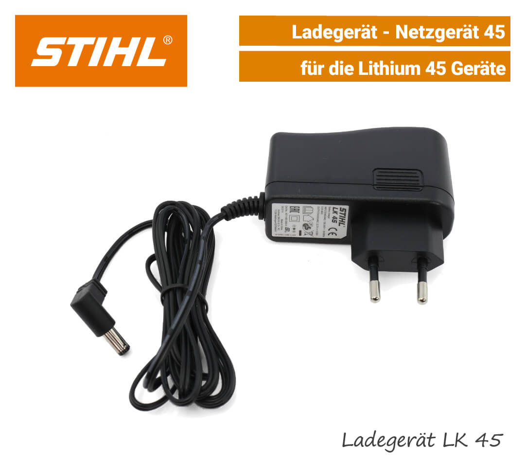 Stihl Ladegerät 45 Stihl Ladegerät 45 Netzgerät 45 LK-45 Lithium EU9