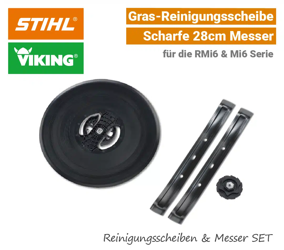 Stihl Gras-Reinigungsscheibe iMow Mi 632 & RMi 632 Stihl Viking Messer Gras-Reinigungsscheibe iMow Mi 632 & RMi 632 SET EU9