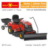 Wolf-Garten 105.180H Winter-Set Schneeschild Streuer EU9