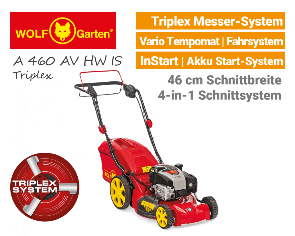 Wolf-Garten A 460 AV HW IS Triplex Wolf A 460 AV HW IS Triplex EU9