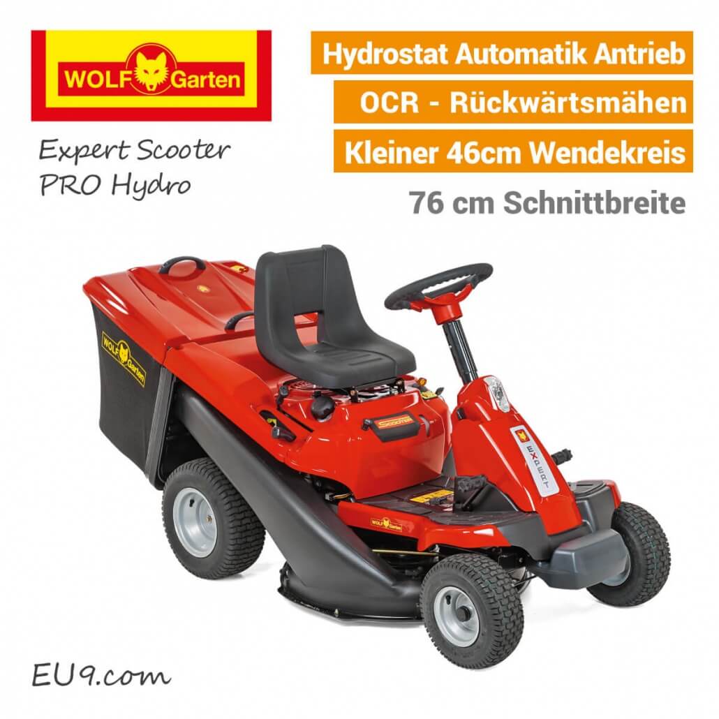 Wolf-Garten Scooter PRO Hydro Aufsitzmäher-Rasentraktor Wolf-Garten Expert Scooter PRO Hydro Aufsitzmäher-Rasentraktor